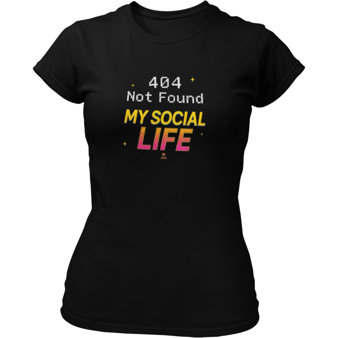 Baby Look 404 Not Found My Social Life - Nerd Xpress