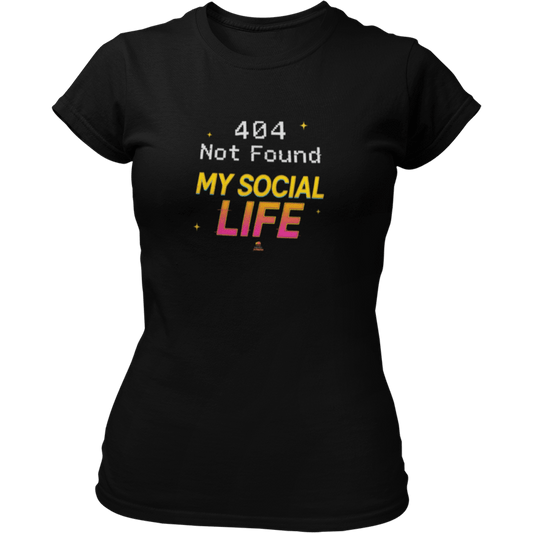 Baby Look 404 Not Found My Social Life - Nerd Xpress