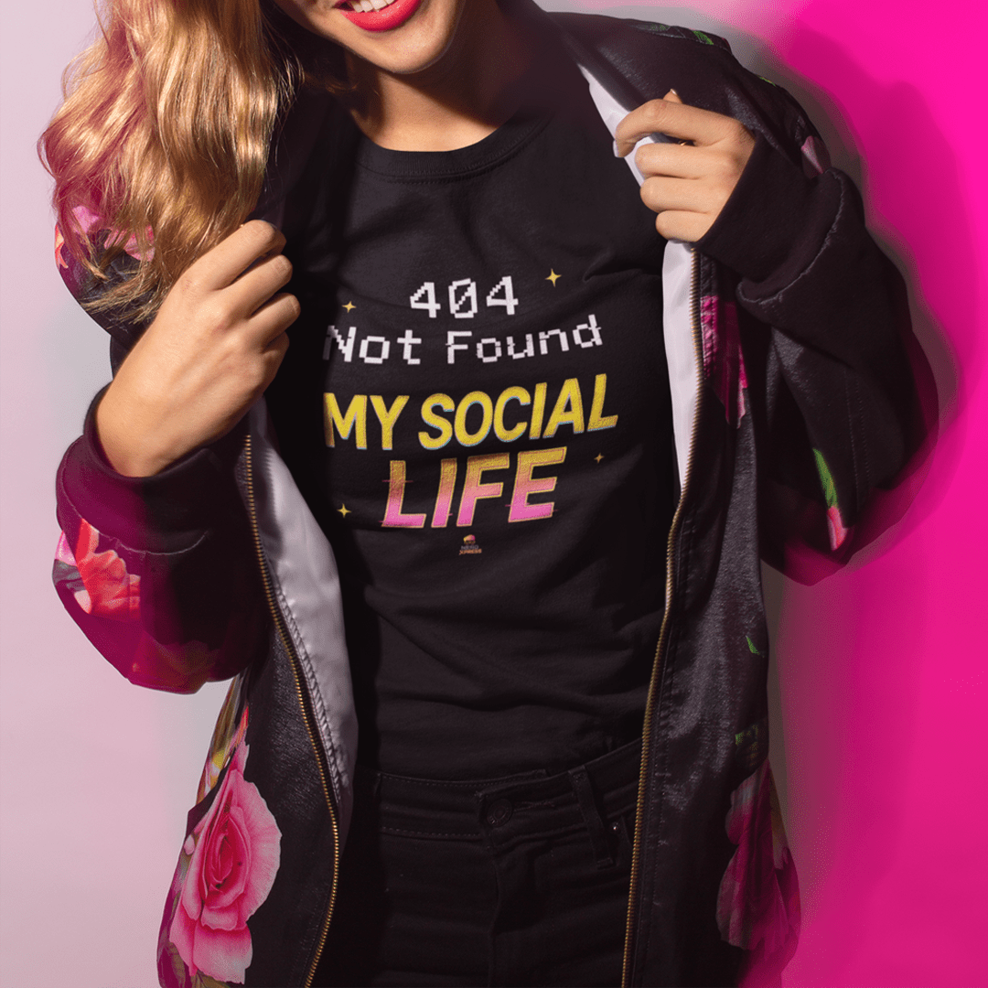 Baby Look 404 Not Found My Social Life - Nerd Xpress