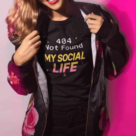 Baby Look 404 Not Found My Social Life - Nerd Xpress