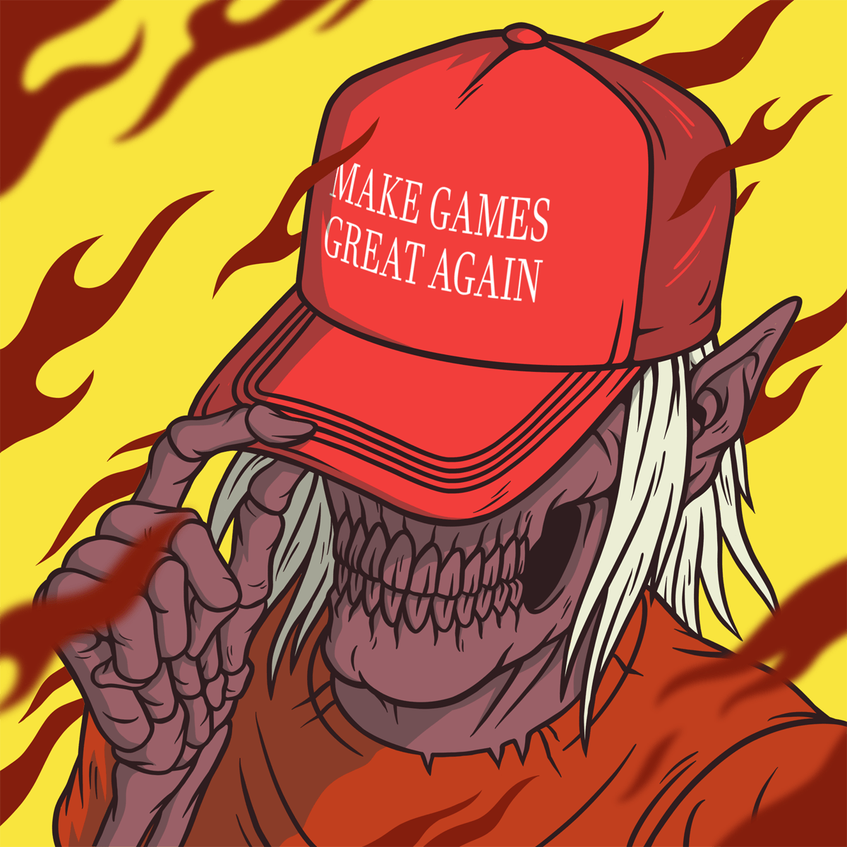 Boné Make Games Great Again - Nerd Xpress