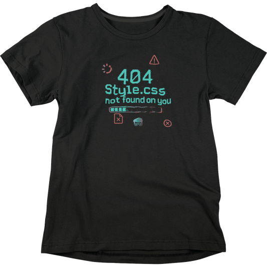 Camiseta 404 Style.css Not Found on You - Nerd Xpress