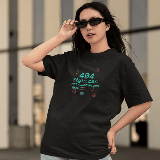 Camiseta 404 Style.css Not Found on You - Nerd Xpress