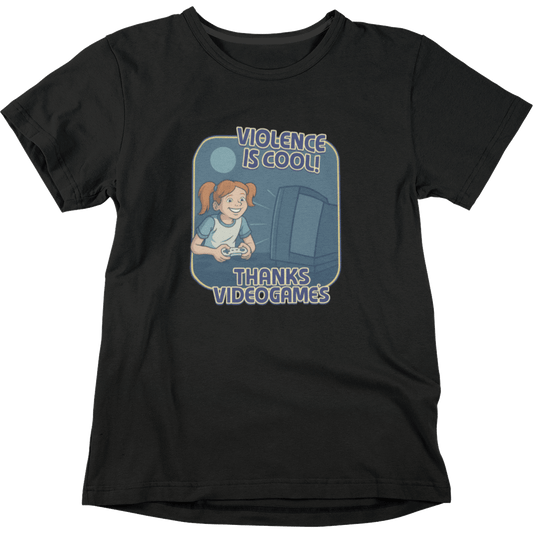 Camiseta Violence is Cool Thanks Videogame - Nerd Xpress